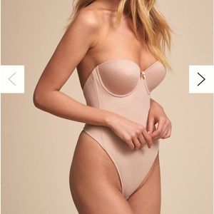 Va Bien Hazel Strapless Thong Bodysuit